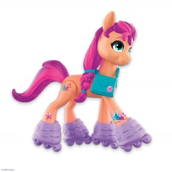 Size: 2400x2400 | Tagged: safe, sunny starscout, earth pony, pony, g5, official, high res, roller skates, toy