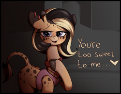 Size: 1536x1200 | Tagged: safe, artist:luxsimx, oc, oc only, oc:sugar sands, giraffe, clothes, cloven hooves, female, giraffe oc, piercing, solo