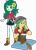 Size: 4357x6013 | Tagged: source needed, safe, artist:cloudy glow, artist:marcorulezzz, edit, sandalwood, wallflower blush, equestria girls, equestria girls series, g4, let it rain, spoiler:eqg series (season 2), absurd resolution, bongos, clothes, crossed legs, cute, drumming, drums, duo, female, flowerbetes, male, music festival outfit, musical instrument, open mouth, open smile, pants, sandalflower, shipping, shirt, shoes, shorts, simple background, sitting, smiling, straight, transparent background, updated, vector, vest