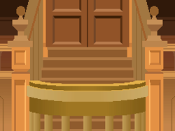 Size: 256x192 | Tagged: safe, artist:creepa-bot inc., part of a set, elements of justice, ace attorney, background, court, courtroom, no pony, pixel art