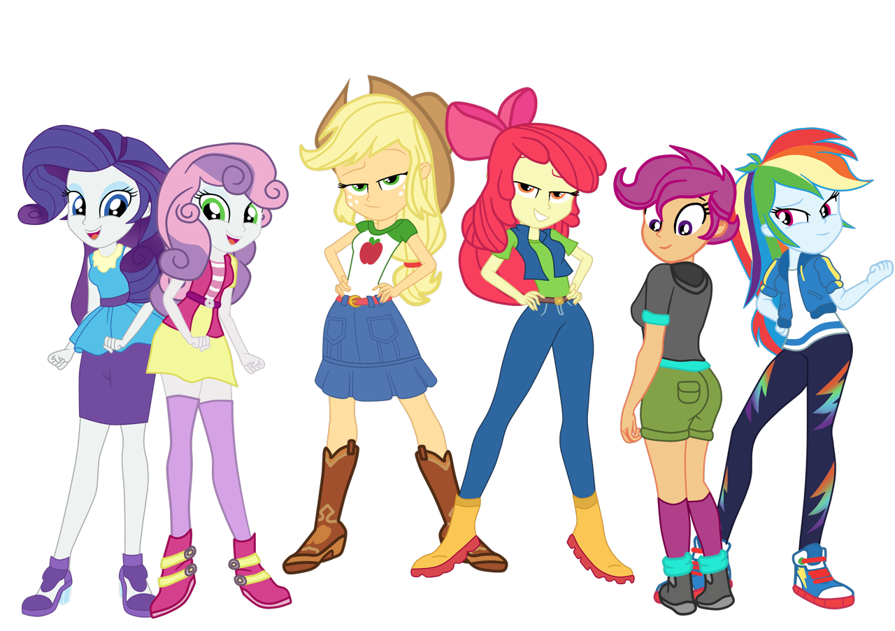 Safe Artist Gmaplay Apple Bloom Applejack Rainbow Dash Rarity Scootaloo