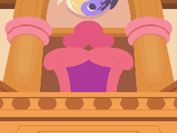 Size: 256x192 | Tagged: safe, artist:creepa-bot inc., part of a set, elements of justice, ace attorney, background, court, courtroom, no pony, pixel art