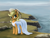 Size: 3000x2250 | Tagged: safe, artist:flusanix, applejack, earth pony, pony, g4, applejack also dresses in style, clothes, cute, dress, female, hat, high res, jackabetes, lipstick, mare, red lipstick, solo, sun hat, white dress