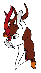 Size: 1389x2469 | Tagged: safe, artist:agdapl, kirin, pony, bust, crossover, kirin-ified, scout (tf2), signature, simple background, species swap, team fortress 2, transparent background