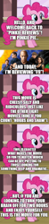 Size: 500x2290 | Tagged: safe, edit, edited screencap, screencap, pinkie pie, comic:pinkie reviews, g4, comic, fast and furious, movie review, screencap comic, the fast and the furious