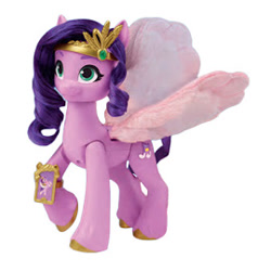 Size: 270x270 | Tagged: safe, pipp petals, pegasus, pony, g5, my little pony: a new generation, cellphone, merchandise, phone, raised hoof, singing star princess petals, smartphone, solo, toy