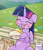 Size: 640x740 | Tagged: safe, artist:batipin, twilight sparkle, alicorn, pony, g4, bench, blushing, burger, chubby, chubby twilight, cute, drink, eating, eyes closed, floppy ears, food, hay burger, herbivore, messy eating, sitting, solo, twiabetes, twilight burgkle, twilight sparkle (alicorn)