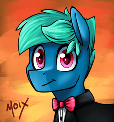 Size: 1870x2000 | Tagged: safe, artist:supermoix, oc, oc only, oc:supermoix, pegasus, pony, clothes, cute, simple background, solo, tuxedo