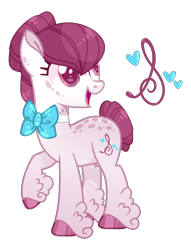 Size: 1208x1580 | Tagged: safe, artist:lilywolfpie, octavia melody, earth pony, pony, g4, alternate design, bowtie, simple background, solo, transparent background