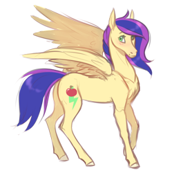 Size: 1024x1030 | Tagged: safe, artist:doekitty, oc, oc only, oc:speedy blossom, pegasus, pony, female, hoers, mare, simple background, solo, transparent background
