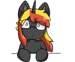 Size: 907x752 | Tagged: safe, artist:alex69vodka, oc, oc only, oc:java, pony, unicorn, female, looking at you, simple background, sticker, surprised, transparent background