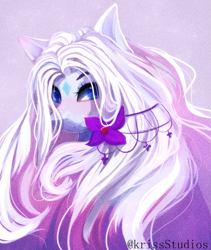 Size: 2789x3309 | Tagged: safe, artist:krissstudios, oc, oc only, pony, bust, female, flower, high res, mare, portrait, solo