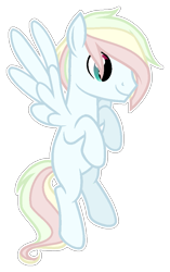 Size: 657x1049 | Tagged: safe, artist:yukkimo, oc, oc only, oc:dashing dance, pegasus, pony, magical lesbian spawn, male, offspring, parent:fluttershy, parent:rainbow dash, parents:flutterdash, simple background, solo, stallion, transparent background