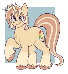 Size: 779x851 | Tagged: safe, artist:lulubell, oc, oc only, oc:lulubell, pony, g5, generation leap, solo