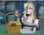 Size: 540x427 | Tagged: safe, artist:darksinfonic, derpy hooves, human, g4, slice of life (episode), basket, clothes, food, humanized, muffin, scene interpretation, solo, sweater