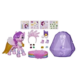 Size: 2000x2000 | Tagged: safe, pipp petals, pegasus, pony, g5, official, female, high res, mare, music notes, sticker, toy, wristband