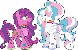 Size: 1600x1030 | Tagged: safe, artist:rohans-ponies, skywishes, star catcher, earth pony, pegasus, pony, g3, g4, :p, chest fluff, choker, colored hooves, colored wings, deviantart watermark, female, freckles, g3 to g4, gender headcanon, genderqueer, genderqueer pride flag, generation leap, green eyes, headcanon, hoof heart, hoof polish, lesbian, lesbian pride flag, lgbt headcanon, mare, multicolored wings, obtrusive watermark, pride, pride flag, raised hoof, sexuality headcanon, ship:skycatcher, shipping, simple background, standing, tongue out, trans female, transgender, transgender pride flag, transparent background, underhoof, unshorn fetlocks, watermark, wings