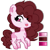 Size: 1448x1448 | Tagged: safe, artist:skyfallfrost, oc, oc only, earth pony, pony, chibi, female, mare, reference, simple background, solo, tongue out, transparent background