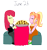 Size: 2000x2143 | Tagged: safe, artist:bigpurplemuppet99, apple bloom, luster dawn, equestria girls, g4, eating, female, food, high res, lesbian, pasta, shipping, spaghetti