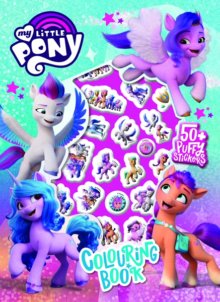 My little pony the mane 6 with elements of harmony coloring book MLP  coloring pages for kids 