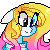 Size: 50x50 | Tagged: safe, artist:mediasmile666, oc, oc only, oc:angel light, pony, animated, blinking, female, gif, heterochromia, mare, picture for breezies, solo