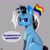 Size: 1600x1600 | Tagged: safe, artist:ske, oc, oc only, pony, unicorn, cyrillic, gay pride flag, gray background, homophobia, lgbt, lgbt flag, pride, pride flag, russian, simple background, solo