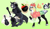 Size: 1280x740 | Tagged: safe, artist:malinraf1615, applejack, derek, oc, oc:gothic country, oc:midnight ballad, earth pony, pony, g4, g4.5, my little pony: pony life, beret, boots, brother and sister, clothes, coat, cowboy boots, cowboy hat, derekjack, ear piercing, earring, female, flannel, guitar, hat, heart, jewelry, lip piercing, male, mare, markings, musical instrument, nose piercing, nose ring, offspring, parent:applejack, parent:derek, parents:derekjack, piercing, raised hoof, shipping, shoes, siblings, socks, stallion, stockings, straight, sweater, tattoo, thigh highs, trans male, transgender, tree trunk, unshorn fetlocks, veil