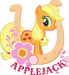 Size: 4000x4351 | Tagged: safe, applejack, earth pony, pony, g4, official, .svg available, absurd resolution, female, flower, horseshoes, mare, missing accessory, simple background, smiling, solo, stock vector, svg, transparent background, vector