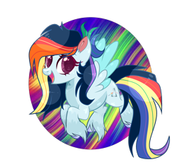 Size: 3256x3076 | Tagged: safe, artist:lilywolfpie, oc, oc only, oc:prism borealis, pegasus, pony, base used, female, high res, mare, offspring, parent:rainbow dash, parent:soarin', parents:soarindash, simple background, solo, transparent background