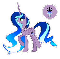 Size: 2584x2504 | Tagged: safe, artist:stardustshadowsentry, oc, oc only, oc:twinight aurorean, alicorn, pony, female, high res, mare, simple background, solo, transparent background