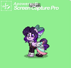 Size: 515x494 | Tagged: safe, pegasus, pony, pony town, crossover, demon slayer, female, kimetsu no yaiba, mare, ponified, shinobu kocho, smiling, solo