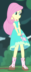 Size: 250x569 | Tagged: safe, screencap, fluttershy, equestria girls, g4, my little pony equestria girls: better together, stressed in show, stressed in show: fluttershy, cropped, solo