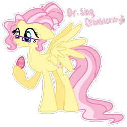 Size: 1005x1005 | Tagged: source needed, safe, artist:cherritoppu, fluttershy, pegasus, pony, g4, alternate hairstyle, eyelashes, raised hoof, simple background, solo, transparent background, wings