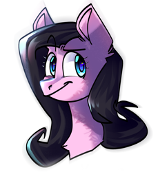 Size: 1526x1669 | Tagged: safe, artist:lainystar, oc, oc only, pony, bust, simple background, solo, white background