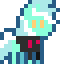 Size: 64x64 | Tagged: safe, artist:threetwotwo32232, lyra heartstrings, pony, unicorn, g4, animated, clothes, gif, hoodie, pixel art, solo