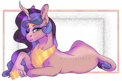 Size: 1167x779 | Tagged: safe, artist:malinraf1615, oc, oc only, oc:lucent memory, pony, unicorn, female, lying down, mare, prone, simple background, solo, transparent background