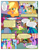 Size: 612x792 | Tagged: safe, artist:newbiespud, edit, edited screencap, screencap, applejack, berry punch, berryshine, blues, bon bon, cherry berry, cherry cola, cherry fizzy, daisy, dj pon-3, flower wishes, fluttershy, linky, mayor mare, mochaccino, noteworthy, rare find, shoeshine, spike, sweetie drops, twilight sparkle, vinyl scratch, dragon, earth pony, pegasus, pony, unicorn, comic:friendship is dragons, g4, background pony, background pony audience, bust, carousel boutique, comic, dialogue, eyelashes, fake moustache, female, glasses, grin, hat, horn, looking back, male, mare, notebook, raised hoof, screencap comic, smiling, stallion, sugarcube corner, sunglasses, underhoof, unicorn twilight, what my cutie mark is telling me, wings