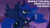 Size: 1280x720 | Tagged: safe, edit, edited screencap, editor:quoterific, screencap, princess luna, alicorn, pony, g4, luna eclipsed, my little pony: friendship is magic, season 2, crown, female, jewelry, mare, night, raised hoof, regalia, smiling, solo, spread wings, wings