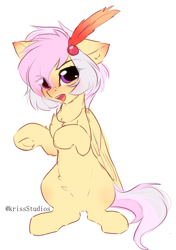 Size: 2256x3200 | Tagged: safe, artist:krissstudios, oc, oc only, pegasus, pony, female, high res, mare, simple background, solo, white background