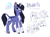 Size: 2427x1772 | Tagged: safe, artist:moccabliss, oc, oc only, oc:timewarp pie, pony, unicorn, curved horn, horn, leonine tail, magical lesbian spawn, male, offspring, parent:limestone pie, parent:minuette, parents:limette, stallion