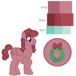 Size: 1024x1024 | Tagged: safe, artist:box-of-ideas, artist:russmindjk, oc, oc:festive core, pegasus, pony, base used, braided pigtails, cutie mark, female, mare, offspring, parent:big macintosh, parent:marble pie, parents:marblemac, reference sheet, simple background, transparent background