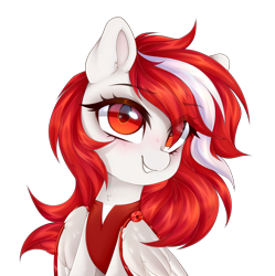 Size: 2106x2118 | Tagged: safe, artist:_spacemonkeyz_, oc, oc:hearo zellia, pegasus, pony, clothes, high res, vest