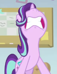 Size: 449x582 | Tagged: safe, screencap, starlight glimmer, pony, g4, the end in friend, angry, cropped, cute, gritted teeth, madorable, solo, volumetric mouth