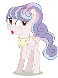 Size: 1032x1384 | Tagged: safe, artist:princess-kitsune-tsu, oc, oc only, pegasus, pony, base used, female, magical lesbian spawn, offspring, parent:cozy glow, parent:sweetie belle, parents:cozybelle, simple background, solo, teenager, transparent background