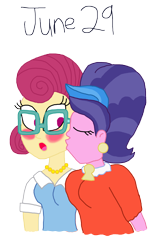 Size: 2000x3152 | Tagged: safe, artist:bigpurplemuppet99, cookie crumbles, posey shy, human, equestria girls, g4, blushing, cookieshy, equestria girls-ified, female, high res, kissing, lesbian, shipping