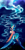 Size: 605x1190 | Tagged: safe, artist:chirpy-chi, oc, oc only, oc:starweaver sapphire, fish, pegasus, pony, blue mane, bubble, feather, female, flowing mane, flowing tail, ocean, signature, sky, solo, spread wings, stars, underwater, water, wings