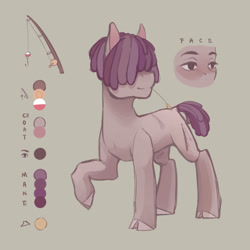 Size: 1280x1280 | Tagged: safe, artist:komoberism, oc, oc only, earth pony, pony, earth pony oc, solo