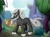 Size: 2732x2048 | Tagged: safe, artist:lordshrekzilla20, kaiju, kaiju pony, pony, fanfic:a second chance, canterlot, godzilla, godzilla (series), godzilla senior, high res, ponified, ponyville