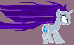 Size: 1560x950 | Tagged: safe, artist:nopony, rarity, pony, unicorn, g4, rarity's biggest fan, spoiler:interseason shorts, atg 2021, female, long mane, long tail, mare, newbie artist training grounds, side view, simple background, solo, standing, wide eyes