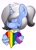 Size: 1136x1597 | Tagged: safe, artist:orbitingdamoon, oc, oc only, pony, unicorn, bisexual pride flag, bowtie, gay pride, gradient mane, lunar orbit, nonbinary pride flag, pride, pride flag, pride month, smiling, solo, transexual pride flag